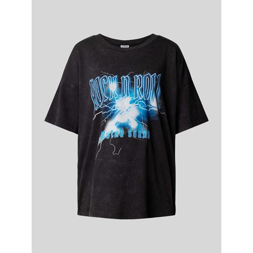 T-shirt z nadrukowanym motywem model ‘RENA’ ze sklepu Peek&Cloppenburg  w kategorii Bluzki damskie - zdjęcie 171246239