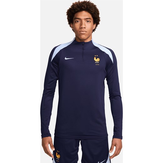Męska treningowa koszulka piłkarska Nike Dri-FIT FFF Strike - Niebieski ze sklepu Nike poland w kategorii T-shirty męskie - zdjęcie 171246306