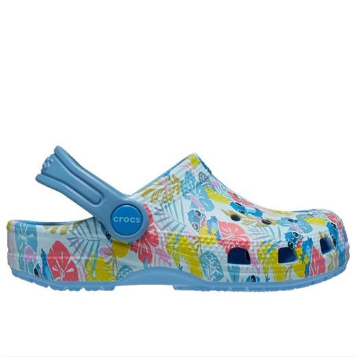 Klapki Crocs Toddler's Disney Stitch Classic Clog 209471-4TB - niebieskie ze sklepu streetstyle24.pl w kategorii Klapki dziecięce - zdjęcie 171247888