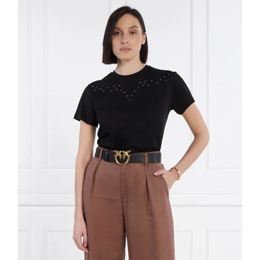 Pinko T-shirt VANILLA SKY | Regular Fit ze sklepu Gomez Fashion Store w kategorii Bluzki damskie - zdjęcie 171248316