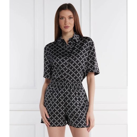 Michael Kors Satynowa koszula EMPIRE | Regular Fit ze sklepu Gomez Fashion Store w kategorii Koszule damskie - zdjęcie 171248327