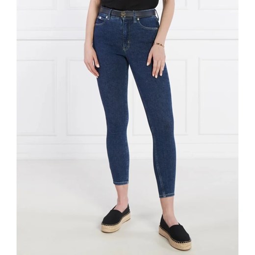 Jeansy damskie Calvin Klein w miejskim stylu bawełniane