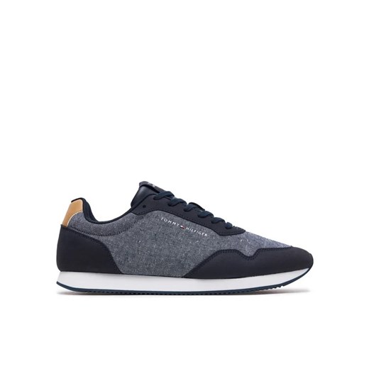 Tommy Hilfiger Sneakersy Lo Runner Mix Chambray FM0FM05070 Granatowy Tommy Hilfiger 43 MODIVO