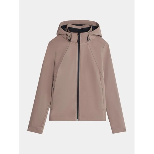 4F Kurtka softshell 4FAW23TSOFF152 Brązowy Slim Fit M wyprzedaż MODIVO