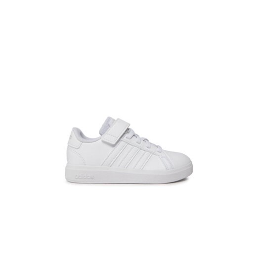 adidas Sneakersy Grand Court 2.0 El K FZ6160 Biały ze sklepu MODIVO w kategorii Buty sportowe dziecięce - zdjęcie 171252339