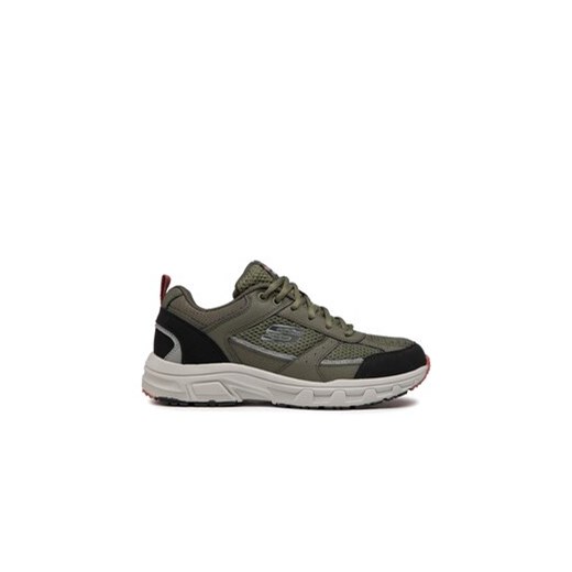 Skechers Sneakersy Verketta 51898/OLBK Khaki ze sklepu MODIVO w kategorii Buty trekkingowe męskie - zdjęcie 171252576