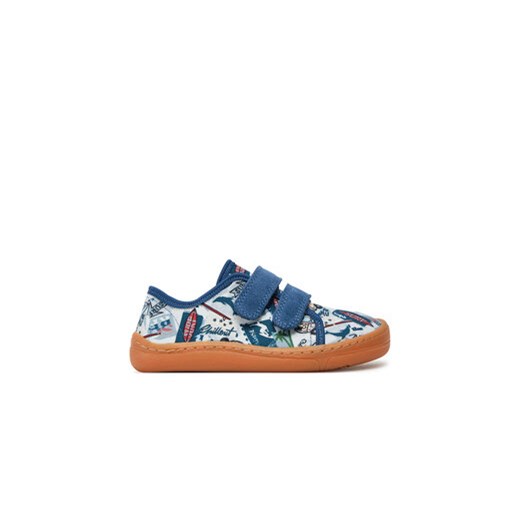 Froddo Sneakersy Barefoot Canvas G1700379-12 S Niebieski ze sklepu MODIVO w kategorii Buty sportowe dziecięce - zdjęcie 171252626