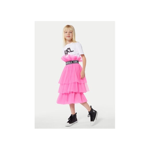 Karl Lagerfeld Kids Spódnica Z30093 D Różowy Regular Fit ze sklepu MODIVO w kategorii Spódnice dziewczęce - zdjęcie 171252829