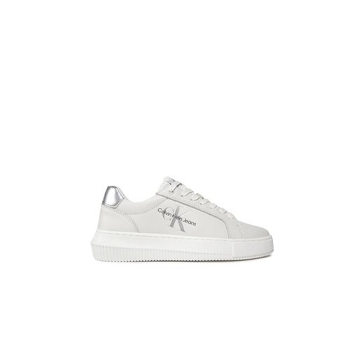 Calvin Klein Jeans Sneakersy YW0YW01224 Biały ze sklepu MODIVO w kategorii Trampki damskie - zdjęcie 171253296