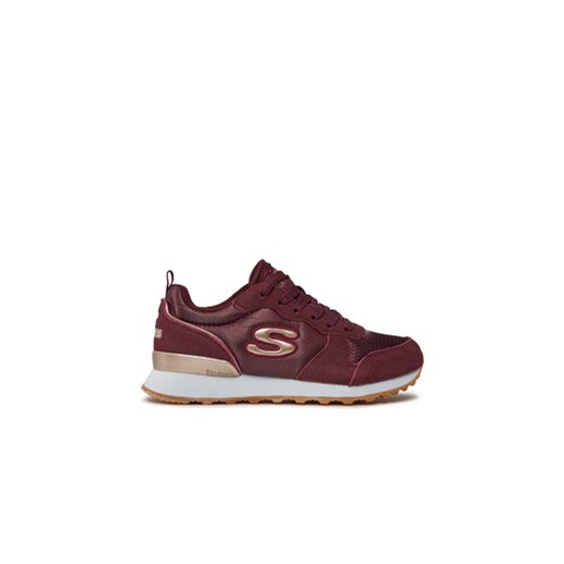 Skechers Sneakersy Goldn Gurl 111/BURG Bordowy ze sklepu MODIVO w kategorii Buty sportowe damskie - zdjęcie 171253316