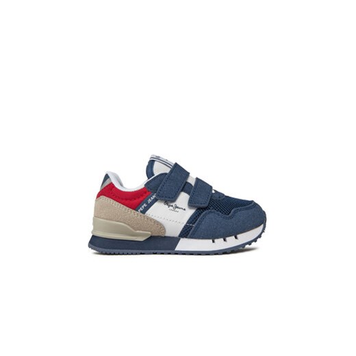 Pepe Jeans Sneakersy London Urban Bk PBS40004 Granatowy ze sklepu MODIVO w kategorii Buty sportowe dziecięce - zdjęcie 171253438