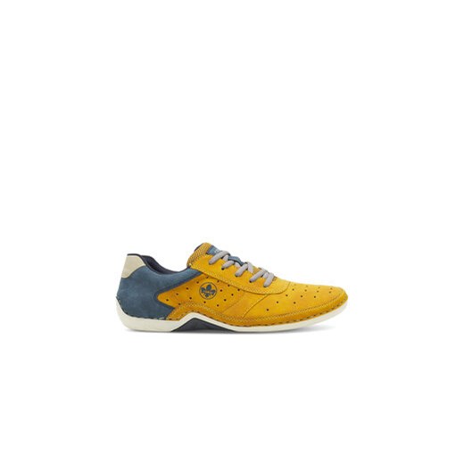Rieker Sneakersy 07506-68 Żółty ze sklepu MODIVO w kategorii Półbuty męskie - zdjęcie 171253737