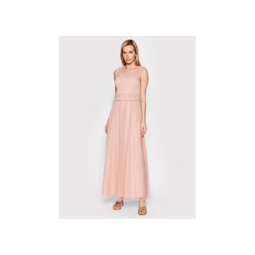 Vila Sukienka wieczorowa Lynnea 14052673 Różowy Regular Fit ze sklepu MODIVO w kategorii Sukienki - zdjęcie 171253899