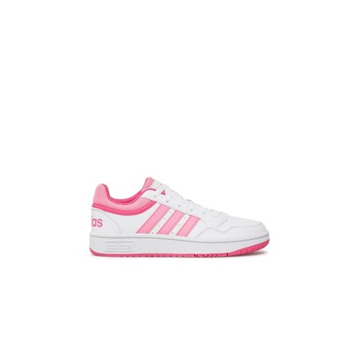 adidas Sneakersy Hoops 3.0 K IG3827 Biały ze sklepu MODIVO w kategorii Buty sportowe dziecięce - zdjęcie 171254028