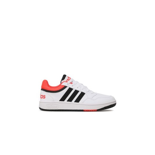 adidas Sneakersy Hoops GZ9673 Biały ze sklepu MODIVO w kategorii Buty sportowe dziecięce - zdjęcie 171254037