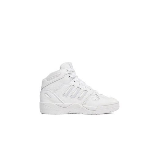 adidas Sneakersy Midcity Mid IF6665 Biały ze sklepu MODIVO w kategorii Buty sportowe męskie - zdjęcie 171254079