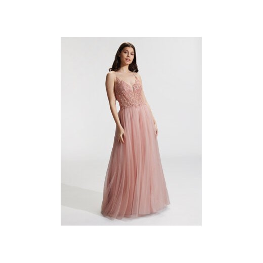 Hey Kyla Sukienka wieczorowa 5AG017HK Różowy Slim Fit ze sklepu MODIVO w kategorii Sukienki - zdjęcie 171254105