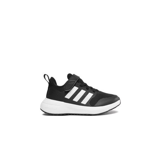 adidas Sneakersy Fortarun 2.0 Cloudfoam Sport Running Elastic Lace Top Strap Shoes IG5387 Czarny ze sklepu MODIVO w kategorii Buty sportowe dziecięce - zdjęcie 171255038