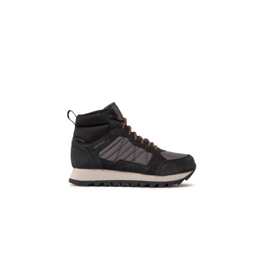 Merrell Sneakersy Alpine Sneaker Mid Plr Wp 2 J004289 Czarny ze sklepu MODIVO w kategorii Buty zimowe męskie - zdjęcie 171255088