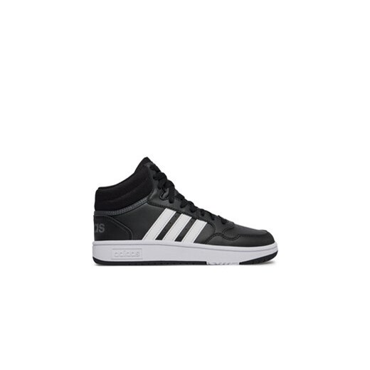 adidas Sneakersy Hoops 3.0 Mid K GW0402 Czarny ze sklepu MODIVO w kategorii Buty sportowe dziecięce - zdjęcie 171255198