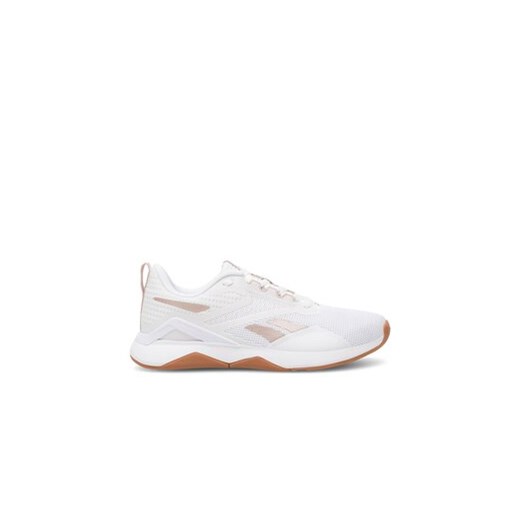Reebok Sneakersy Nanoflex Tr 2.0 FZ6035 Biały ze sklepu MODIVO w kategorii Buty sportowe damskie - zdjęcie 171255639