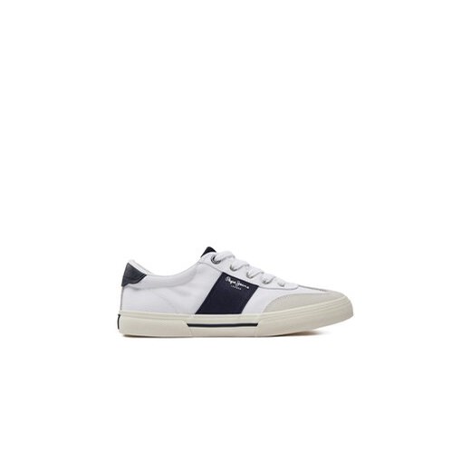 Pepe Jeans Sneakersy Kenton Strap M PMS31042 Biały ze sklepu MODIVO w kategorii Trampki męskie - zdjęcie 171255949