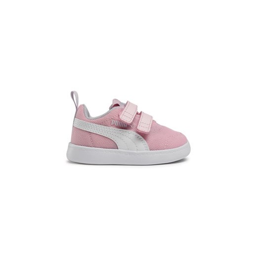 Puma Sneakersy Courtflex v2 Mesh V Inf 371759 08 Różowy ze sklepu MODIVO w kategorii Trampki dziecięce - zdjęcie 171256045