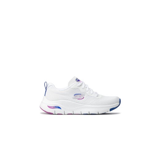 Skechers Sneakersy Infinity Cool 149722/WMLT Biały ze sklepu MODIVO w kategorii Buty sportowe damskie - zdjęcie 171256127