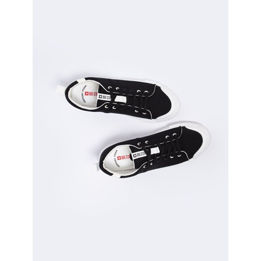 Trampki męskie czarne NN174156 906 ze sklepu Big Star w kategorii Trampki męskie - zdjęcie 171256356
