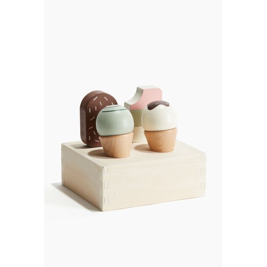 H & M - Zestaw drewnianych zabawek - Beżowy ze sklepu H&M w kategorii Zabawki - zdjęcie 171257015