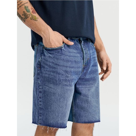 Sinsay - Szorty jeansowe - niebieski ze sklepu Sinsay w kategorii Spodenki męskie - zdjęcie 171258239