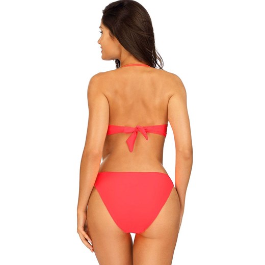 Strój kąpielowy dwuczęściowy z odpinaną szelką na szyi L2489/3, Kolor koralowy, Rozmiar 36D, Lorin ze sklepu Intymna w kategorii Stroje kąpielowe - zdjęcie 171258858