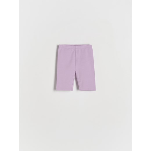 Reserved - Szorty kolarki - lawendowy ze sklepu Reserved w kategorii Spodnie i półśpiochy - zdjęcie 171259676