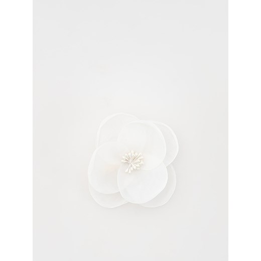 Reserved - Spinka do włosów z ozdobnym kwiatem - biały ze sklepu Reserved w kategorii Spinki - zdjęcie 171259928