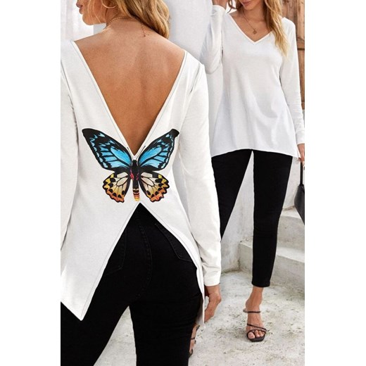 Bluzka MOLINSA WHITE ze sklepu Ivet Shop w kategorii Bluzki damskie - zdjęcie 171260385