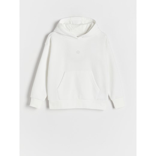Reserved - Bluza z nadrukiem - złamana biel ze sklepu Reserved w kategorii Bluzy dziewczęce - zdjęcie 171261525