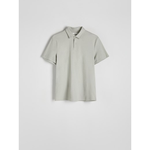 Reserved - Koszulka polo regular fit - jasnoszary Reserved XL Reserved