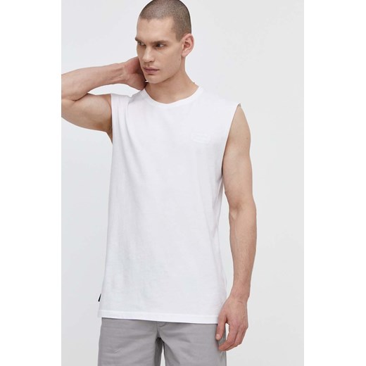 Superdry t-shirt bawełniany męski kolor biały ze sklepu ANSWEAR.com w kategorii T-shirty męskie - zdjęcie 171263147