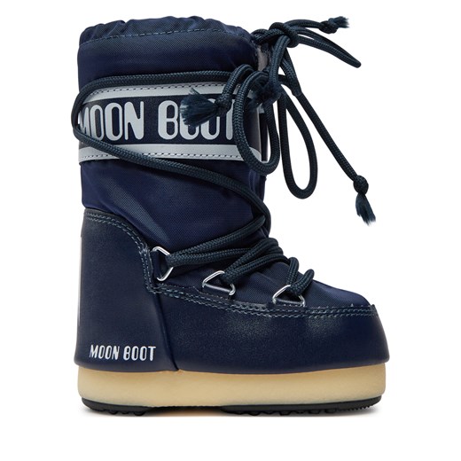 Śniegowce Moon Boot Nylon 14004400002 Blue M ze sklepu eobuwie.pl w kategorii Buty zimowe dziecięce - zdjęcie 171264445