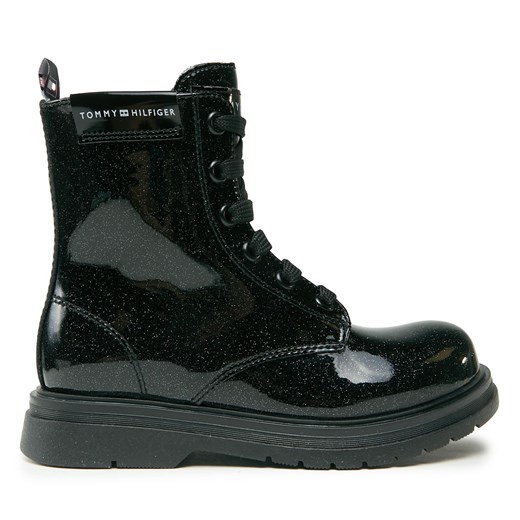 Kozaki Tommy Hilfiger T4A5-33032-1237 M Black 999 Tommy Hilfiger 31 eobuwie.pl wyprzedaż