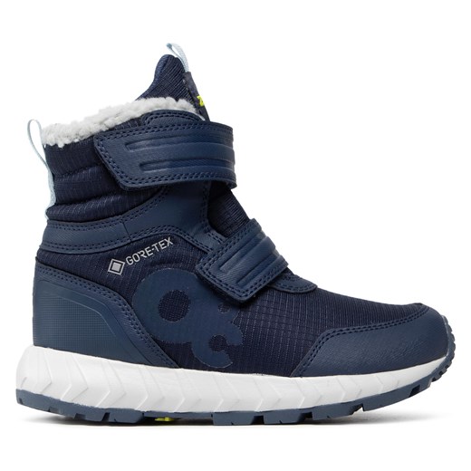 Śniegowce ZeroC Sestriere Gtx Jnr GORE-TEX 100660556 Navy/Light Blue ze sklepu eobuwie.pl w kategorii Buty zimowe dziecięce - zdjęcie 171265516