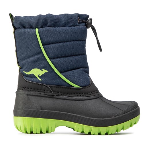 Śniegowce KangaRoos K-Ben 18672 000 4054 M Dk Navy/Lime Kangaroos 29 eobuwie.pl