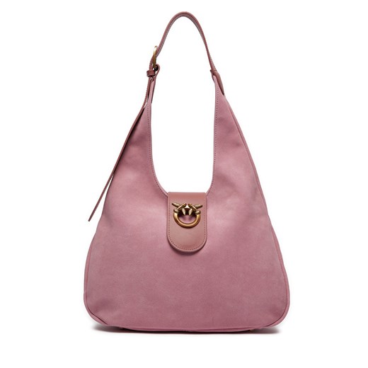 Torebka Pinko Hobo Mini PE 24 PLTT 103275 A0YG Pink P31Q ze sklepu eobuwie.pl w kategorii Torebki hobo - zdjęcie 171265955