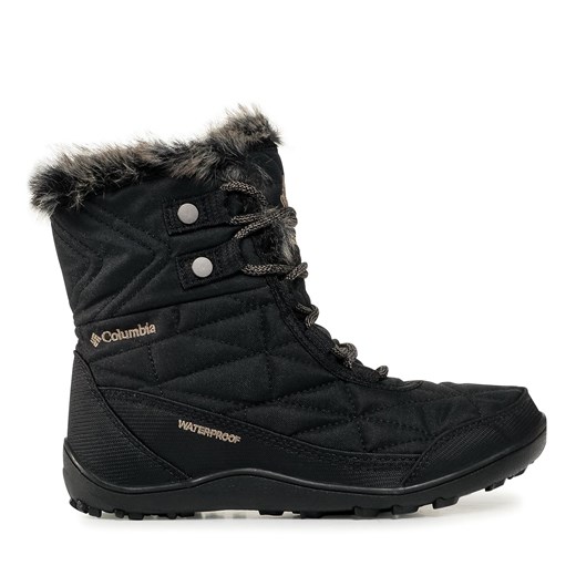 Śniegowce Columbia Minx™ Shorty III BL591010 Black/Pebble 010 ze sklepu eobuwie.pl w kategorii Śniegowce damskie - zdjęcie 171266449