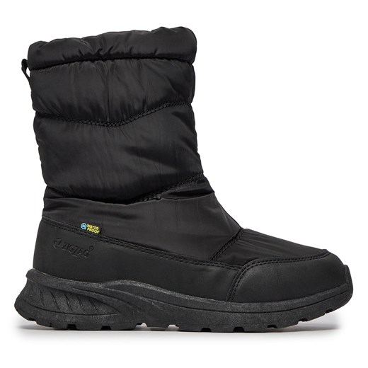 Śniegowce ZigZag Pllaw Kids Boot WP Z234110 1001 Black ze sklepu eobuwie.pl w kategorii Buty zimowe dziecięce - zdjęcie 171266465