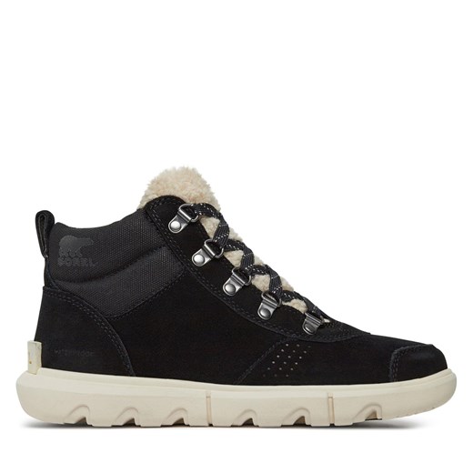 Botki Sorel Explorer Next™ Hiker Wp NL5028-010 Black/Sea Salt ze sklepu eobuwie.pl w kategorii Workery damskie - zdjęcie 171266628