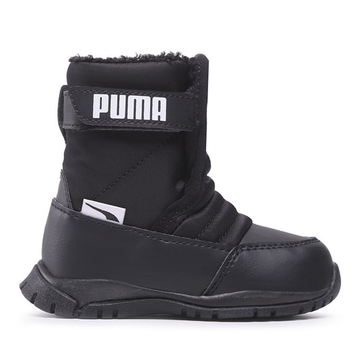 Śniegowce Puma Nieve Boot Wtr Ac Inf 380746 03 Puma Black/Puma White ze sklepu eobuwie.pl w kategorii Buty zimowe dziecięce - zdjęcie 171266709