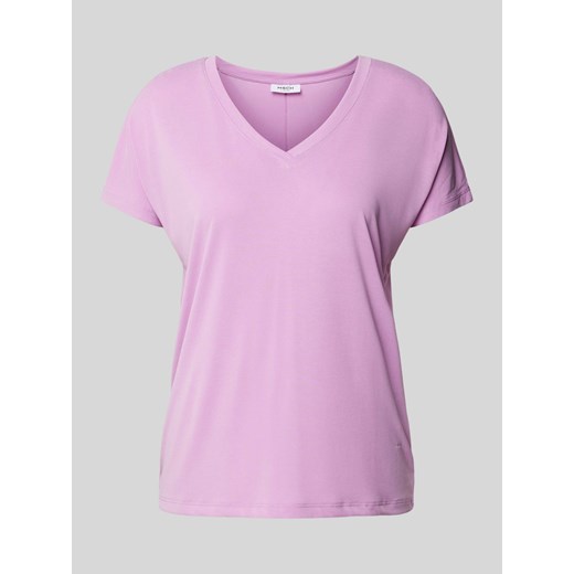 T-shirt z dekoltem w serek model ‘Fenya’ ze sklepu Peek&Cloppenburg  w kategorii Bluzki damskie - zdjęcie 171268105