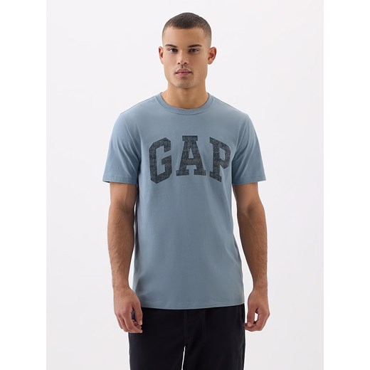 GAP Koszulka w kolorze błękitnym ze sklepu Limango Polska w kategorii T-shirty męskie - zdjęcie 171269199