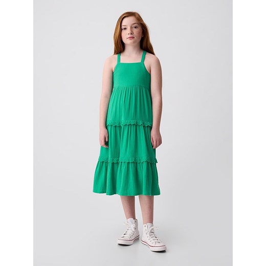 GAP Sukienka w kolorze zielonym ze sklepu Limango Polska w kategorii Sukienki dziewczęce - zdjęcie 171269557